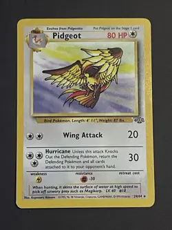 Pokemon TCG Pidgeot Jungle Set 26/64 Rare Non-Holo Lightly Played - Image 2