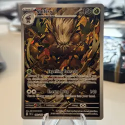 Pokemon TCG Shiftry Temporal Forces 163/162 Holo Illustration Rare - Image 1