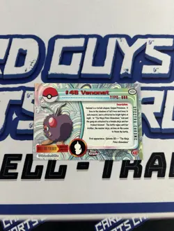 2000 Topps Chrome Pokemon Foil #48 Venonat - Image 2