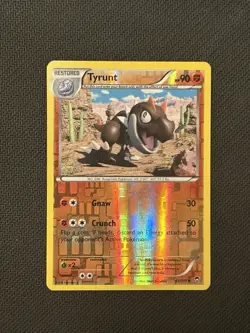 Tyrunt 61/111 Reverse Holo Uncommon XY - Furious Fists MP Pokemon - Image 1