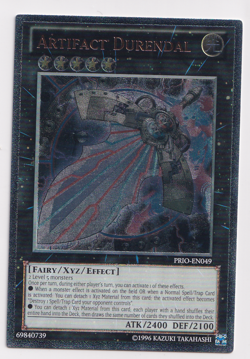 Yu-Gi-Oh! TCG Artifact Durendal #PRIO-EN049 Holo Ultimate Rare - Image 1