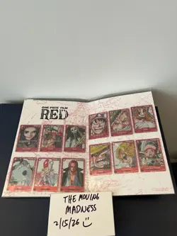 One Piece TCG Premium Card Collection Film Red Edition- New & Sealed English - Image 3