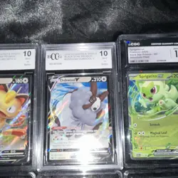 Pokemon Graded Card Lot - Cinderace V, Meowth V, Promos, Shining Fates, Holo - Image 4