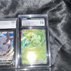 Pokemon Graded Card Lot - Cinderace V, Meowth V, Promos, Shining Fates, Holo - Image 5