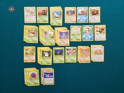Pokemon WOTC 1999-Lot of 40 Common and Uncommon Cards-Base Set Jungle-LP - Image 1
