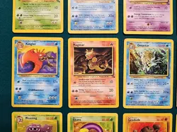 1999 Pokemon FOSSIL SET Unlimited Edition COMPLETE Uncommon Common Cards Lot NM - Image 5