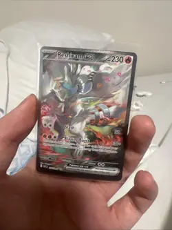 Pokemon TCG White Flare: Reshiram EX Card 166/086 Sir Near Mint Condition - Image 1