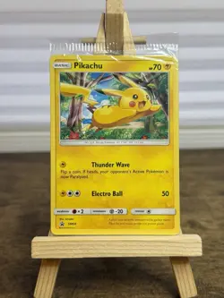 Pikachu SM04 Sun and Moon Black Star Promo Pokemon Card Target Exclusive SEALED - Image 1
