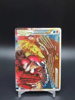Kyogre & Groudon Legend 88/90 HGSS Undaunted (Bottom) DMG Pokemon Card - Image 1