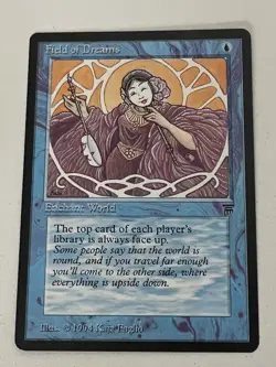 Magic the Gathering MTG Legends Field of Dreams NM (Beta Bob) - Image 1