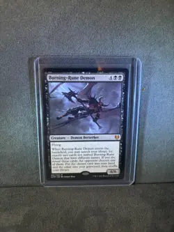 Burning-Rune Demon (Non-Foil) Kaldheim MTG KHM #81 NM - Image 1