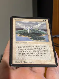 Island Sanctuary Alpha rare nm LEA mtg Magic the Gathering - Image 3