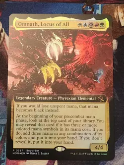 MTG MOM - Omnath, Locus Of All Buy-a-Box Promo Foil NM - Image 1