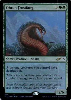 MTG Ohran Frostfang (237) | NM Foil | Secret Lair Math is for Blockers {SLD} - Image 2