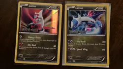 Pokemon Dragon Vault Latias & Latios Basic Holo Stamped English 2 Card Lot - Image 1