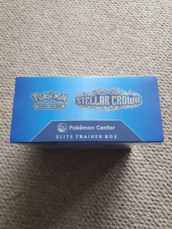 TCG Pokemon Center Exclusive Stellar Crown Elite Trainer Box Etb New & Sealed UK - Image 4