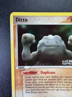 2005 Pokemon Ditto (Geodude) 62/113 Delta Species Reverse Holo - Image 2