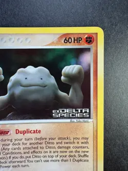 2005 Pokemon Ditto (Geodude) 62/113 Delta Species Reverse Holo - Image 3