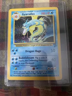 Pokemon Gyarados Holo Rare TCG Base Set 2 WOTC Near Mint+ Condition - Image 1