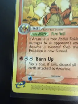 Arcanine - 15/100 EX Sandstorm 2003 - E Reader - Pokemon TCG - NM - Image 3