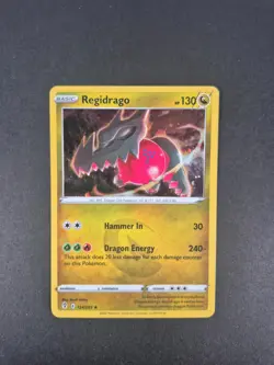 Pokemon TCG - Regidrago Cosmos Holo [SWIRL] - 124/203 - SWSH: Evolving Skies - Image 1
