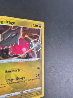 Pokemon TCG - Regidrago Cosmos Holo [SWIRL] - 124/203 - SWSH: Evolving Skies - Image 2