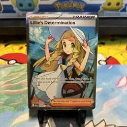 Pokemon Lillie's Determination 169/132 Me01: Mega Evolution Holo Ultra Rare - Image 1