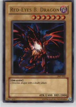 Red-Eyes B. Dragon () Ultra Rare Shonen Jump Magazine Promos JMP-002 LP Holo - Image 1