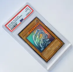 2002 YuGiOh 🐲 Blue-Eyes White Dragon 1. Edition SDK-001 PSA 6 NA English Drache - Image 4