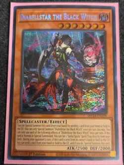Yugioh! Diabellstar the Black Witch - MP24-EN109 - Prismatic Secret Rare - - Image 1