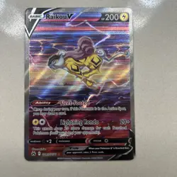 Pokemon TCG Raikou v Crown Zenith: Galarian Gallery Holo Ultra Rare Card #GG41 - Image 2