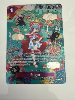 Sugar - OP10-065 (SP) - The Azure Sea's Seven (OP14) One Piece Card English. USA - Image 1