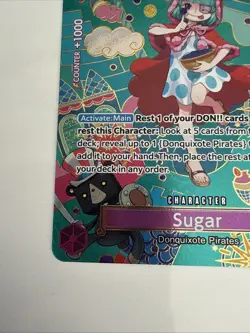 Sugar - OP10-065 (SP) - The Azure Sea's Seven (OP14) One Piece Card English. USA - Image 5