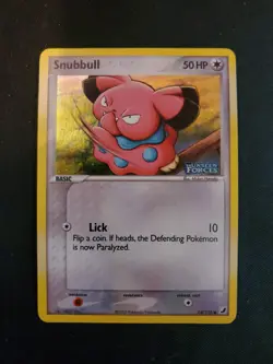 Snubbull Unseen Forces 74/115 Reverse Holo Stamped NM Pokemon Card Tcg See Pics - Image 1