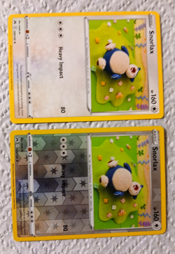 Pokemon TCG, Snorlax 109/159, Crown Zenith Reverse Holo & Reg Rare (Both Cards) - Image 3