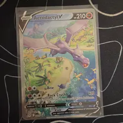 Pokemon TCG Sword & Shield Aerodactyl V & Arceus VSTAR Card Lot (2 Cards) - Image 2