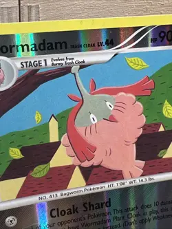 Wormadam Trash Cloak 51/99 Pokemon TCG Platinum Arceus Reverse Holo Card - Image 3