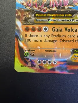 Primal Groudon EX 86/160 Primal Clash Pokemon Card - Image 5