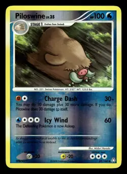 Piloswine 69/146 Reverse Holo Legends Awakened Pokemon Card - 2 - Image 1