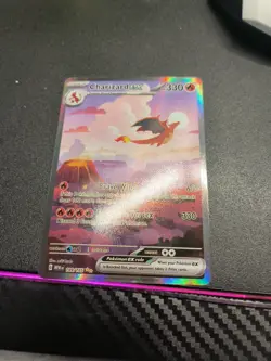 Pokemon TCG Scarlet & Violet Charizard EX Holo Card 199/165 Special Illustration - Image 1
