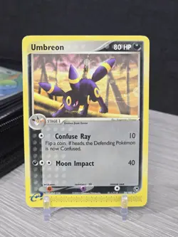 Pokemon Card Umbreon #24/100 WOTC E-Series Sandstorm 2003 Non Holo Rare E-Reader - Image 3