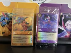 Lilo Escape Artist And Elsa Fifth Spirit Promo Cards - Gold Foil Set SEALED - Image 1