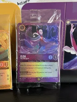 Lilo Escape Artist And Elsa Fifth Spirit Promo Cards - Gold Foil Set SEALED - Image 3