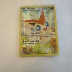 Pokemon Victini XY117 Promo Holo Basic XY Set 70 HP Card English - Image 1