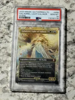 Galadriel Light of Valinor (498) PSA 10 GEM MINT (MTG Lord of the Rings 2023) 1 - Image 1