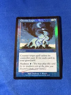 1x FOIL CIRCULAR LOGIC x1 LP Torment Original MtG Magic fast shipping - Image 1