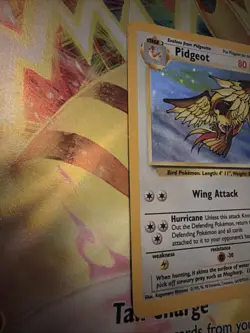 Pokemon Pidgeot EX TCG Base Set 2 Holo 14/130 MP - Image 4