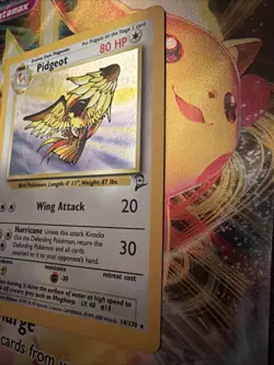 Pokemon Pidgeot EX TCG Base Set 2 Holo 14/130 MP - Image 5
