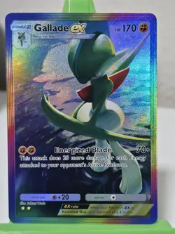 Gallade Ex Pokemon Pocket TCG 'CUSTOM' Full Art Shiny Textured Fan Made - Image 1