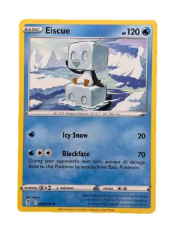 New: 2021 Pokemon TCG Eiscue 047 Swsh07: Evolving Skies Regular Uncommon - Image 1